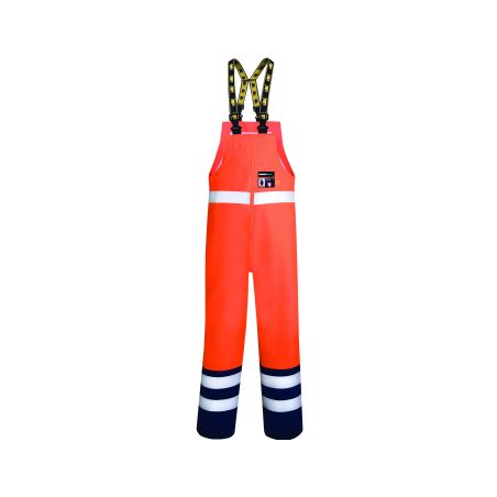 Voděodolné kalhoty s laclem ARDON®AQUA 501/A oranžová DOPRODEJ S - 1