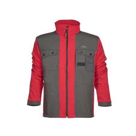 Softshellová bunda ARDON®BRICE červeno-šedá – DOPRODEJ S - 2