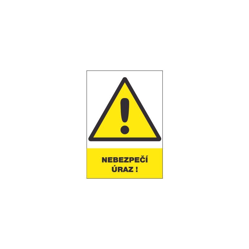 12335 T. Nebezpečí úrazu- bezp.tabulka - 1