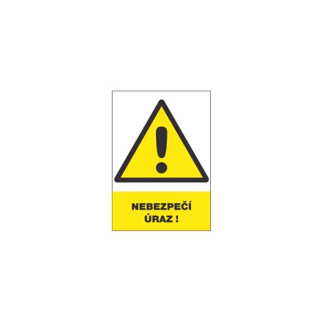 12335 T. Nebezpečí úrazu- bezp.tabulka - 1