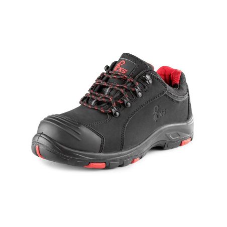 Obuv CXS ROCK APLIT S3, polobotka, černo-červená - 25