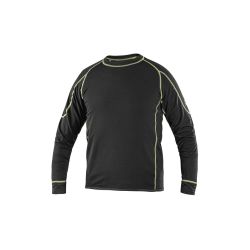 Tričko CXS REWARD, funkční, dlouhý rukáv, dětské, černo-zelené - 9
