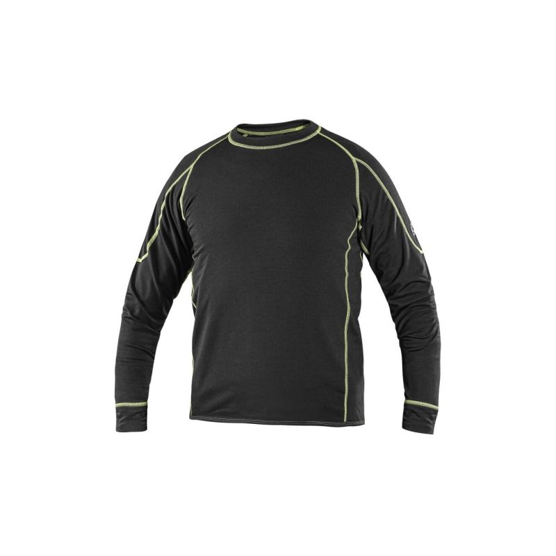 Tričko CXS REWARD, funkční, dlouhý rukáv, dětské, černo-zelené - 9