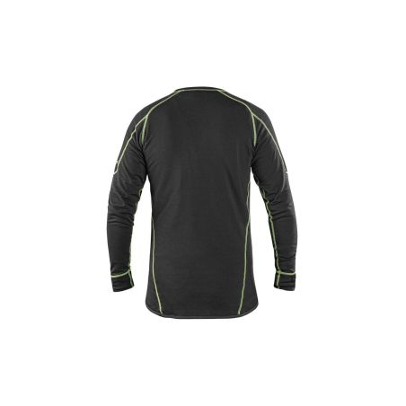 Tričko REWARD, funkční, dlouhý rukáv, pánské, černo-zelené - 6