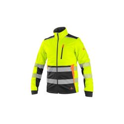 Bunda CXS BENSON, výstražná, softshell, pánská - 64