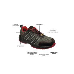 VECTRA S1P ESD NM Grey/red Low - 11
