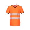 Tričko PW3 Hi-Vis s výstřihem do V - 1