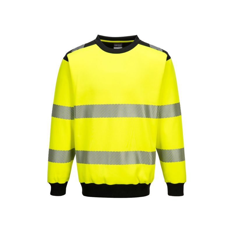 Mikina s výstřihem ke krku PW3 Hi-Vis - 2