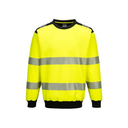Mikina s výstřihem ke krku PW3 Hi-Vis - 2