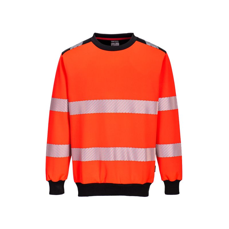 Mikina s výstřihem ke krku PW3 Hi-Vis - 3