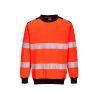 Mikina s výstřihem ke krku PW3 Hi-Vis - 3