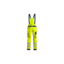 Kalhoty CXS BEDFORD, výstražné, pánské, softshell, žluto-petrolová - 9