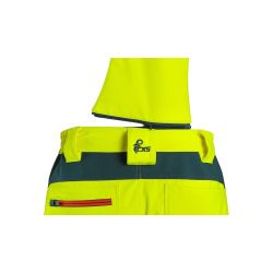Kalhoty CXS BEDFORD, výstražné, pánské, softshell, žluto-petrolová - 10
