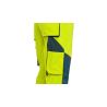 Kalhoty CXS BEDFORD, výstražné, pánské, softshell, žluto-petrolová - 13