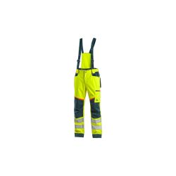 Kalhoty CXS BEDFORD, výstražné, pánské, softshell, žluto-petrolová - 29