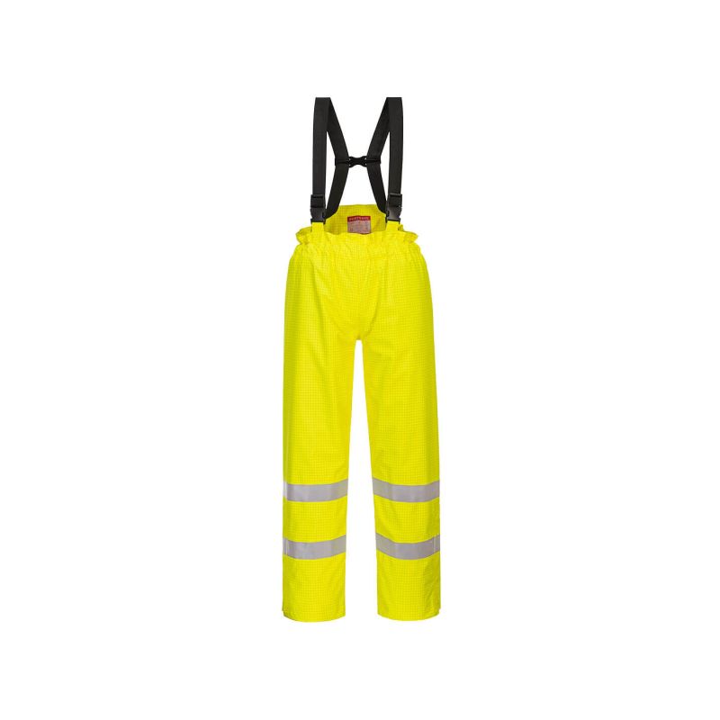 Zateplené kalhoty Bizflame Rain Hi-Vis Antistatic FR - 2