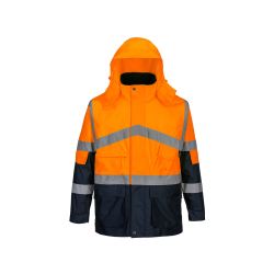 Dvoubarevná prodyšná bunda Hi-Vis - 2