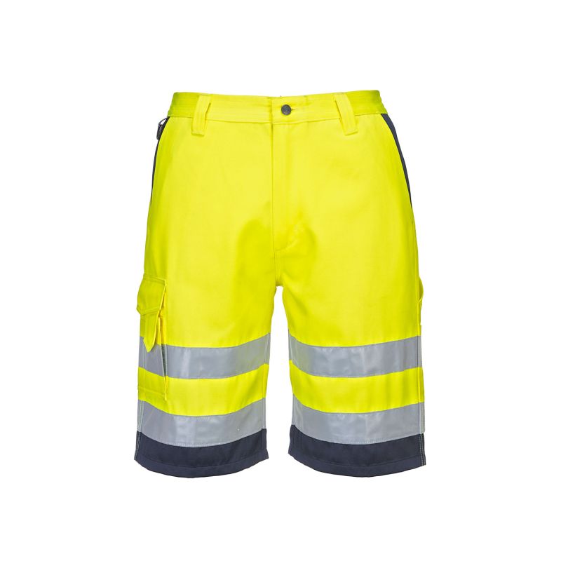 HiVis kraťasy, směsový materiál - 2