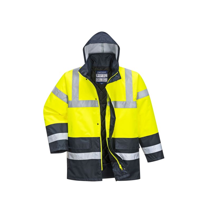 Dvoubarevná zimní bunda Hi-Vis Traffic - 3
