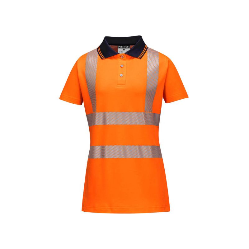 Hi-Vis dámská bavlněná polokošile Comfort Pro S/S - 1