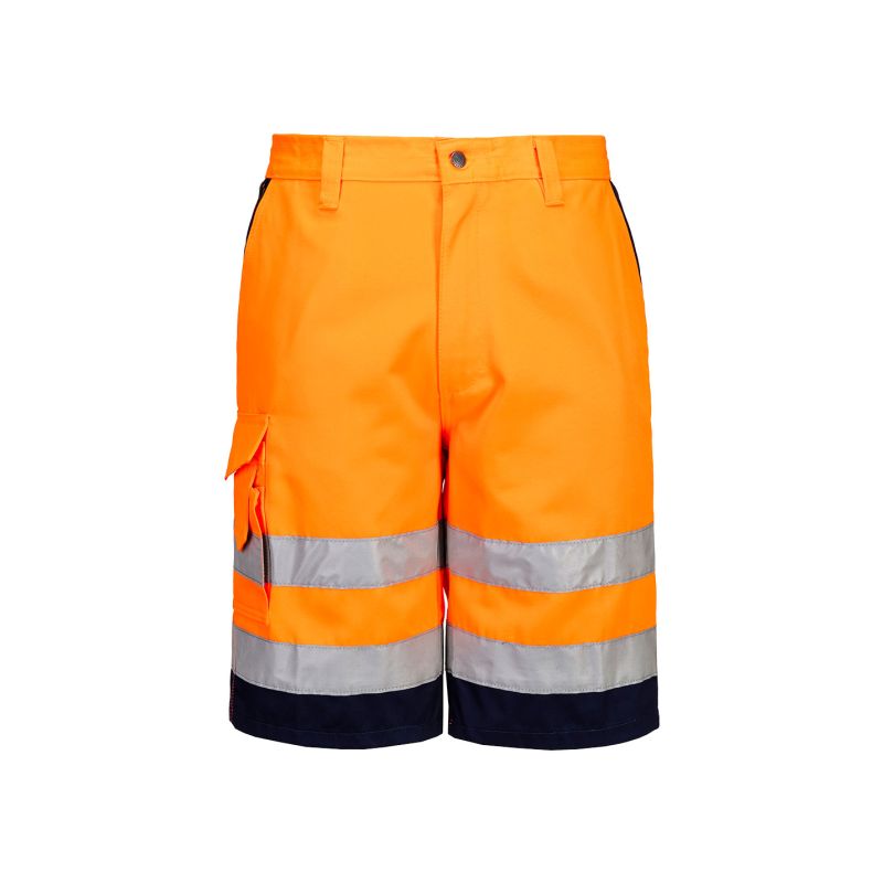 HiVis kraťasy, směsový materiál - 1