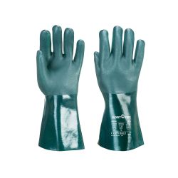 Dvakrát máčené PVC rukavice 35cm - 1