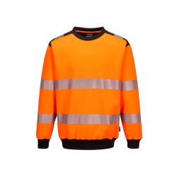 Mikina s výstřihem ke krku PW3 Hi-Vis - 1