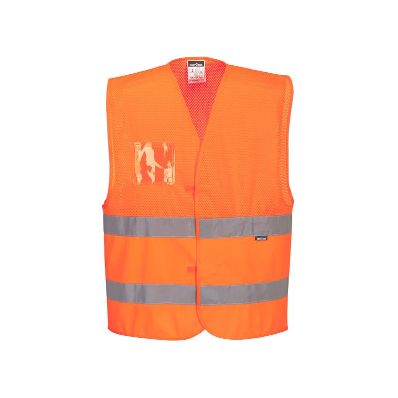 Síťovaná reflexní vesta HiVis - 1