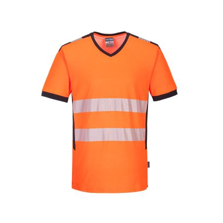 Tričko PW3 Hi-Vis s výstřihem do V - 1
