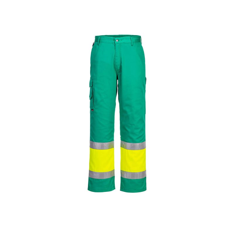 Hi-Vis lehké dvoubarevné Combat kalhoty - 4