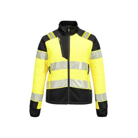Dámská hybridní prošívaná bunda PW3 s vysokou viditelností - 2