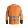 Triko AllroundWork reflexní s dlouhým rukávem, tř. 2 oranžovočerné - 4