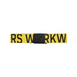 Opasek s nápisem Snickers Workwear žlutý - 1