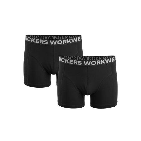 Bavlněné boxerky černé dvojbalení - 1