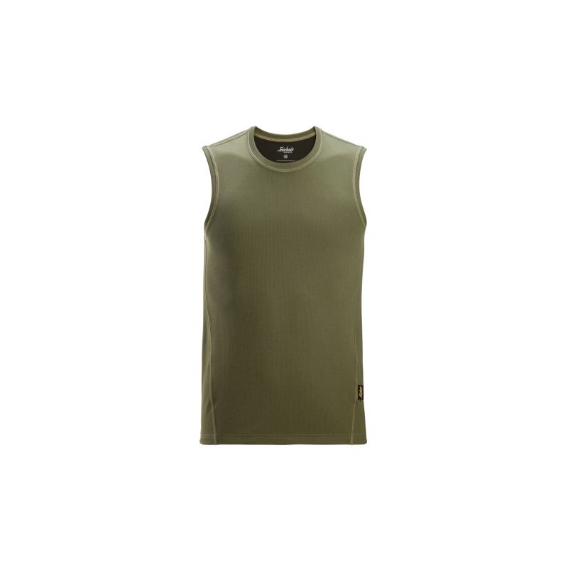 Funkční tílko Stay Fresh khaki - 1