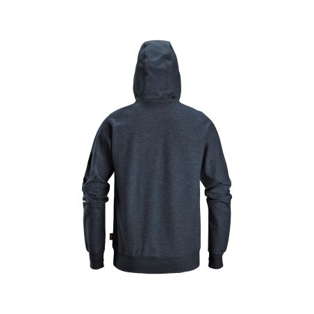 Mikina Snickers Workwear na zip s kapucí modrá - 2