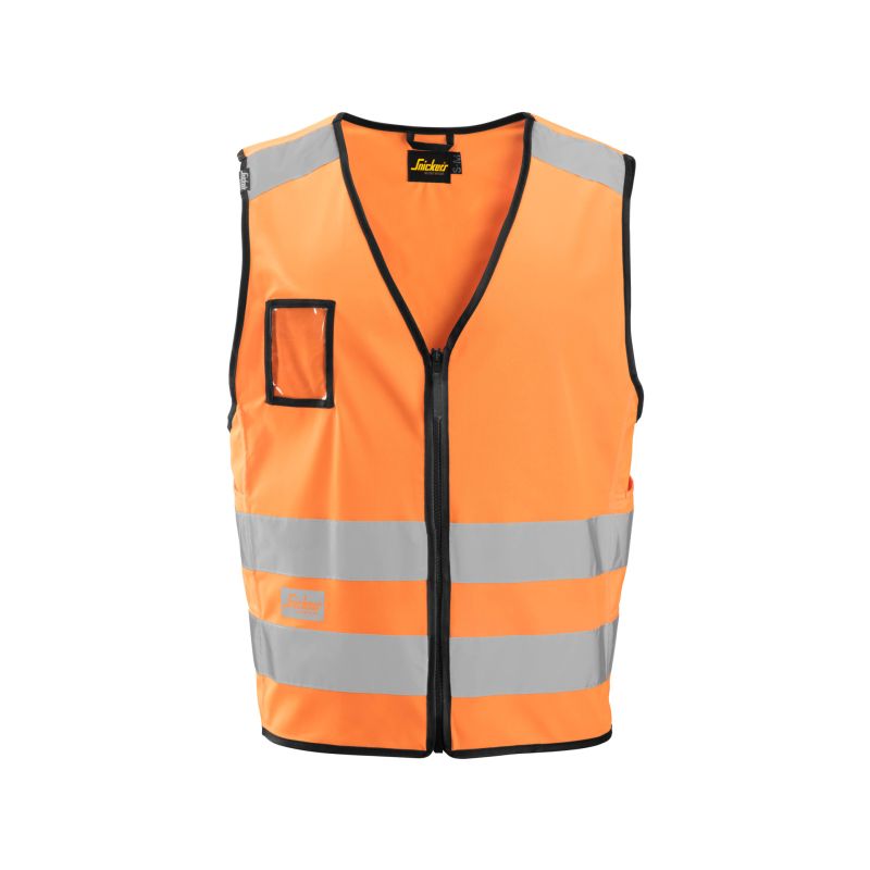 Reflexní vesta Snickers Workwear, třída 2 oranžová - 1