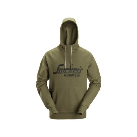 Mikina Snickers Workwear s kapucí Bright khaki - 1