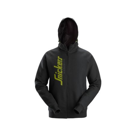 Mikina na zip Snickers Workwear černá - 1