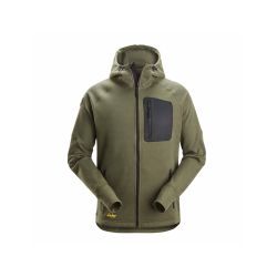 Mikina s kapucí FlexiWork Mesh khaki - 1