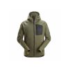 Mikina s kapucí FlexiWork Mesh khaki - 1