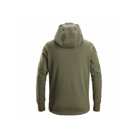 Mikina s kapucí FlexiWork Mesh khaki - 2