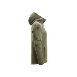 Mikina s kapucí FlexiWork Mesh khaki - 3