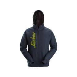 Mikina na zip Snickers Workwear modrá - 1