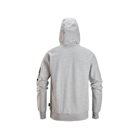 Mikina Snickers Workwear na zip s kapucí šedá - 2