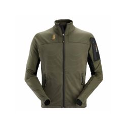 Mikina funkční Mikrofleece na zip khaki - 1