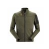 Mikina funkční Mikrofleece na zip khaki - 1