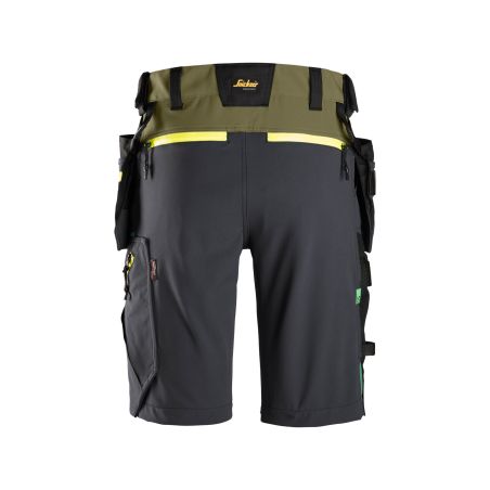 Kraťasy FlexiWork+ Softshell Stretch khaki - 2