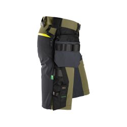 Kraťasy FlexiWork+ Softshell Stretch khaki - 4