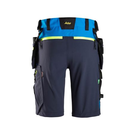 Kraťasy FlexiWork+ Softshell Stretch modré - 2